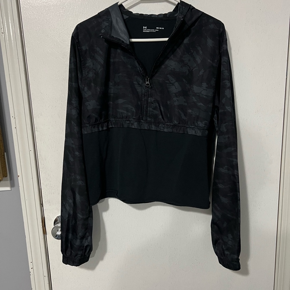 Black Camouflage Women's Top